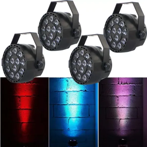4ks RGBW Par Light DMX512 Stage Lights DJ efekt pro Show Bar DJ KTV Disco Birthday Party Halloween 4ks RGBW Par Light DMX512 Stage Lights DJ efekt pro Show Bar DJ KTV Disco Birthday Party Halloween