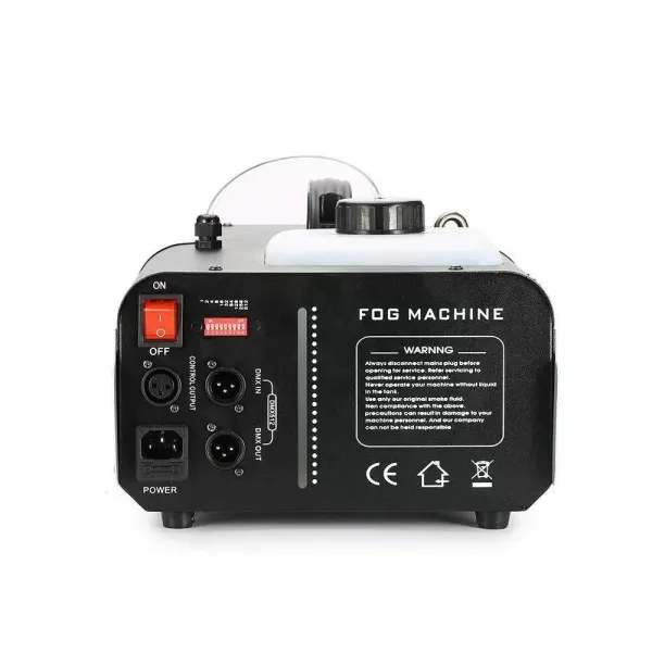 DMX Smoke Machine, 1500 W, 2 L, 9 x 3 W, 3 v 1, RGB LED, osvětlení scény, kouř, s dálkovým ovládáním DMX Smoke Machine, 1500 W, 2 L, 9 x 3 W, 3 v 1, RGB LED, osvětlení scény, kouř, s dálkovým ovládáním
