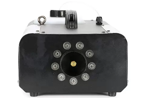 DMX Smoke Machine, 1500 W, 2 L, 9 x 3 W, 3 v 1, RGB LED, osvětlení scény, kouř, s dálkovým ovládáním