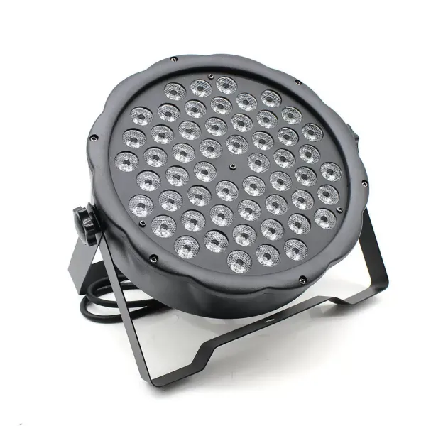 RibasuBB LED Par Spotlight, 162 W 54 LED RGB Stage Light 4&8CH DMX PAR Can Light Club Disco Party DJ Show Light