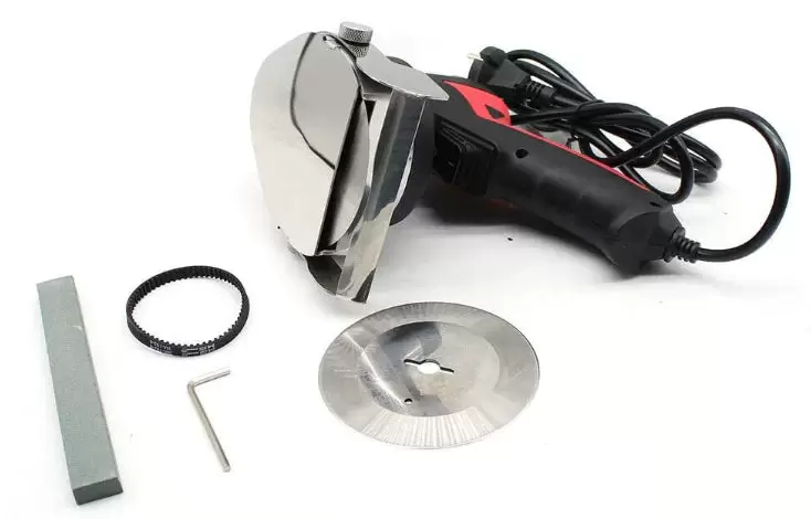 80W přenosný elektrický kráječ na kebab - Nastavitelná šířka řezu 1-8 mm - Přenosný gyroskopický nůž s náhradní čepelí