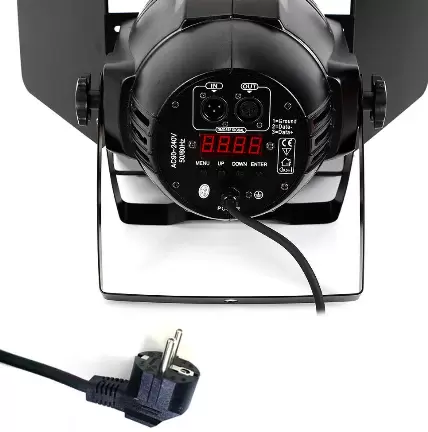 COB LED osvětlení jeviště 2v1 DMX 100W Teplá bílá Bodové světlo + panel
