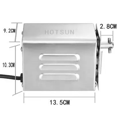 Elektrický motor na grilování z nerezové oceli 25 W - Pro grilování a více než 2,5 ot./min - 60 kg