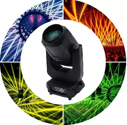 DMX512 DJ Pódiové osvětlení s pohyblivou hlavou a Disco efektem 220V 260W