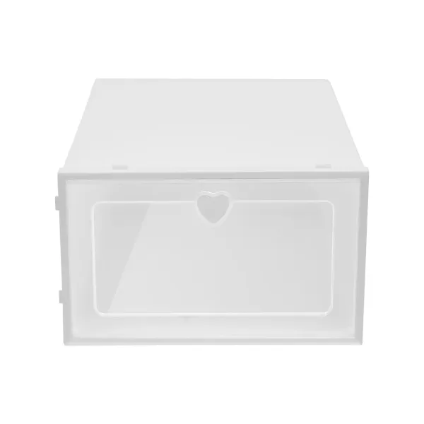 Balení 20 průhledných plastových boxů na uložení bot, stohovatelné a odolné, 33 x 23 x 14 cm Balení 20 průhledných plastových boxů na uložení bot, stohovatelné a odolné, 33 x 23 x 14 cm
