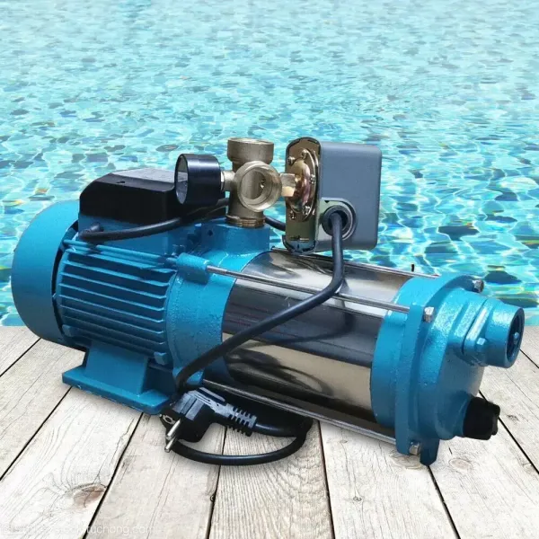 1300W 4000L/H zahradní čerpadlo Odstředivé čerpadlo Tlakový spínač Ovládání čerpadla Nerez Samonasávací odstředivé čerpadlo Zásuvka MC-6SA