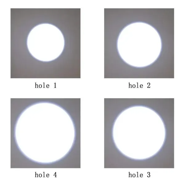 15W 5500K LED bodové světlo - jevištní osvětlení -15W - kolíkové bodové světlo 4 nastavitelná clona - pro svatby, divadlo