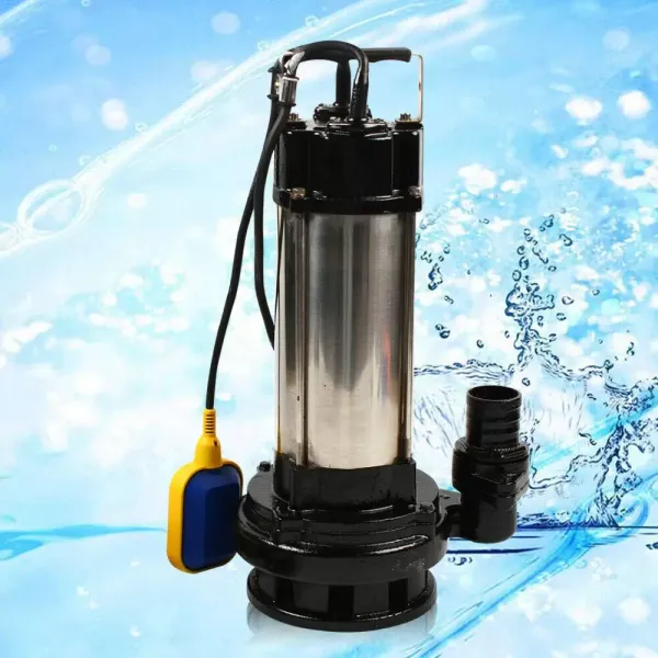 Ponorné kalové čerpadlo - 1500 W - Nerezová ocel - 6 m napájecí kabel s plovákem