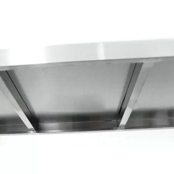 Vertriebs 3-vrstvá nerezová úložná police Max. nosnost: 50 kg 80 x 80 x 40 cm