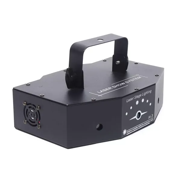 DMX 3 objektiv RGB barevný skenovací paprsek disco lampa 500 MW DJ barové projektorové světlo DMX 3 objektiv RGB barevný skenovací paprsek disco lampa 500 MW DJ barové projektorové světlo