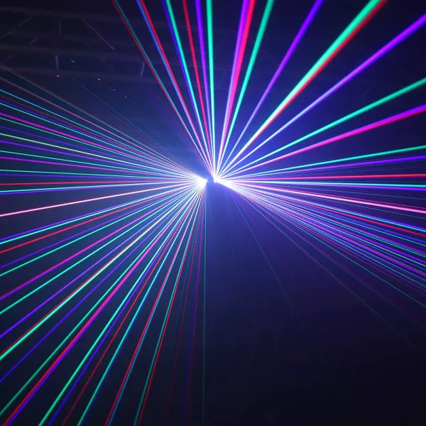 DMX 3 objektiv RGB barevný skenovací paprsek disco lampa 500 MW DJ barové projektorové světlo DMX 3 objektiv RGB barevný skenovací paprsek disco lampa 500 MW DJ barové projektorové světlo
