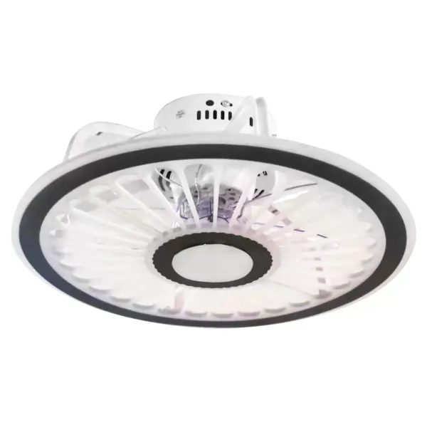 48x18 cm stropní ventilátor s osvětlením Moderní LED stropní lampy Moderní stmívatelný stropní ventilátor Světlo LED 3barevná lustrová lampa s dálkovým ovládáním