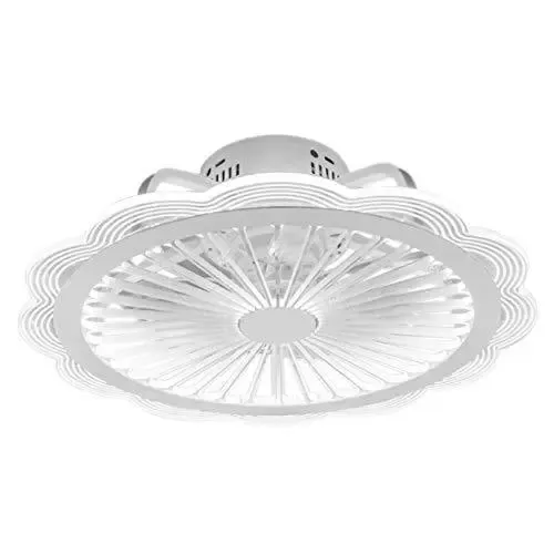 Stropní ventilátor se světlem a dálkovým ovládáním - Moderní květinový design - LED stropní světlo - Stmívatelné Nastavitelná rychlost větru