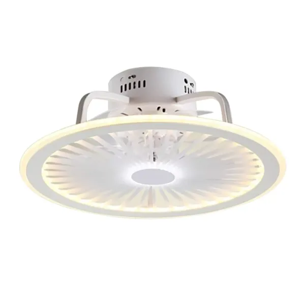 Stropní ventilátor 48 x 18 cm s LED osvětlením moderní stropní svítidlo variabilní světelné ventilátory stropní svítidla s dálkovým ovládáním
