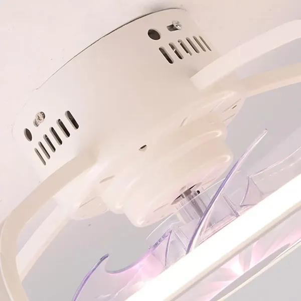 Stropní ventilátor 48 x 18 cm s LED osvětlením moderní stropní svítidlo variabilní světelné ventilátory stropní svítidla s dálkovým ovládáním
