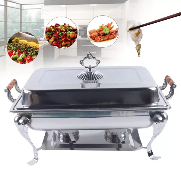 Nerezová ohřívací nádoba, izolace potravin, bufet, párty, bankety, catering