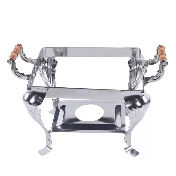Nerezový ohřívač pro catering, bufety a večírky s nádobou - víko 42 x 29 x 32 cm Nerezový ohřívač pro catering, bufety a večírky s nádobou - víko 42 x 29 x 32 cm