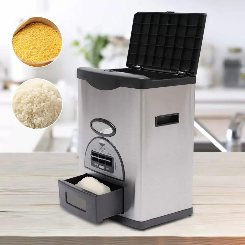 CNCEST-Automatický dávkovač rýže - 10 kg - Pro cereálie a suché potraviny