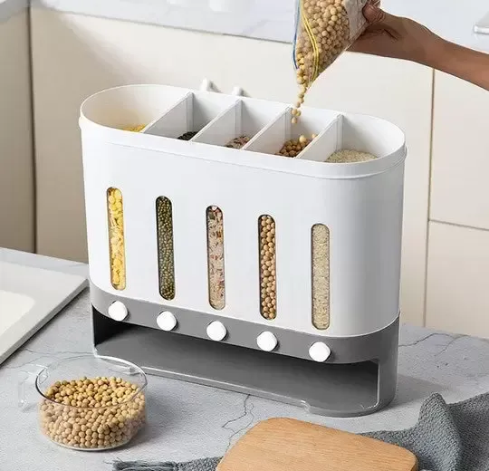 Moderní dávkovač cereálií 5v1 - do kuchyně i domácnosti