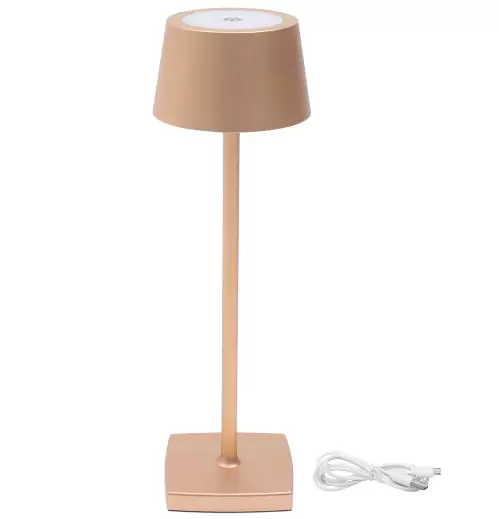 3,5W dobíjecí LED stolní lampa, bezdrátová noční lampa, vhodná pro zahradu/stůl/noční stolek