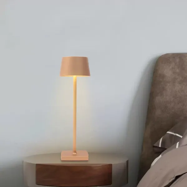 3,5W dobíjecí LED stolní lampa, bezdrátová noční lampa, vhodná pro zahradu/stůl/noční stolek