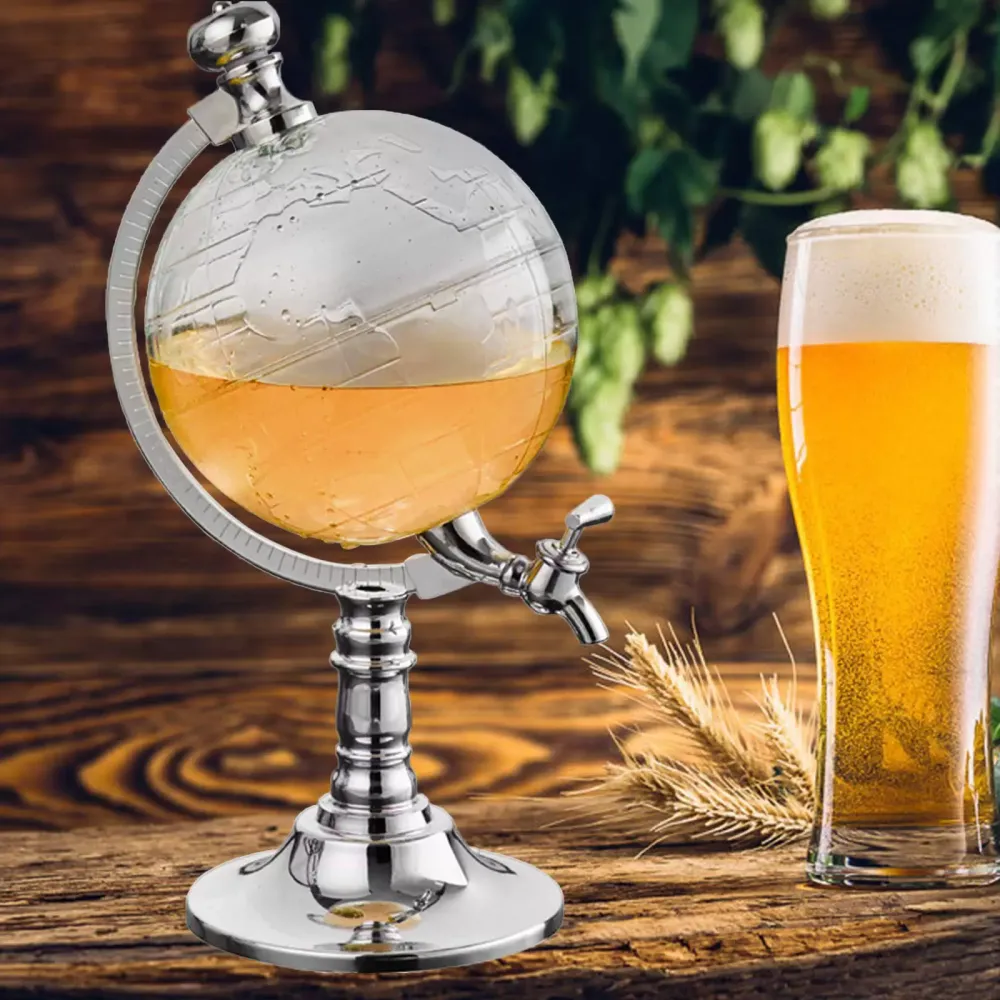 Automat na pivo se stojánkem, objem: 1,5 litru, výška 34 cm, nápojový sloupek, pumpička na nápoje, pumpa na nápoje.