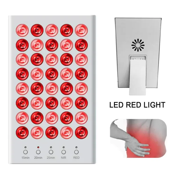 660nm/850nm infračervené LED světlo – terapeutická lampa proti stárnutí + 200W oční maska – infračervená terapie