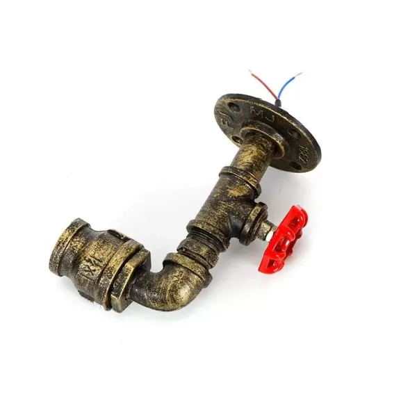 Sada 2 nástěnných retro kovových trubicových lamp pro domácnosti, jako jsou bary, kavárny, uličky.