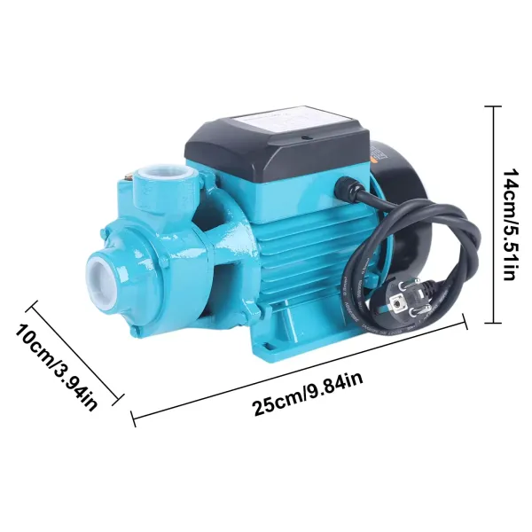 Vodní čerpadlo 220 V - 38 m - 2 m3/h - Elektrické vodní čerpadlo - 370 W - 10 bar