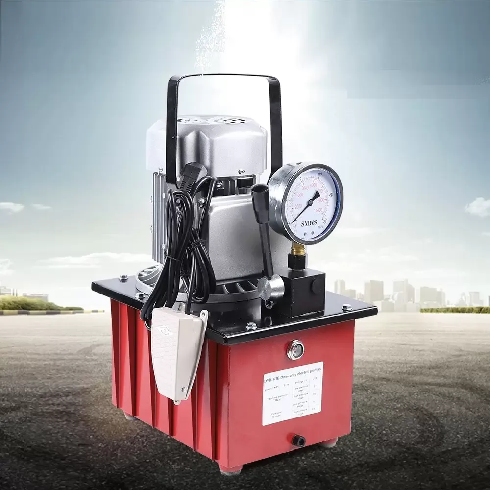 Hydraulické čerpadlo Elektrohydraulické čerpadlo 2-70Mpa Hydraulické čerpadlo 750W s olejovým potrubím Elektrické hydraulické čerpadlo 750W Jednočinný ruční ventil 10000 PSI