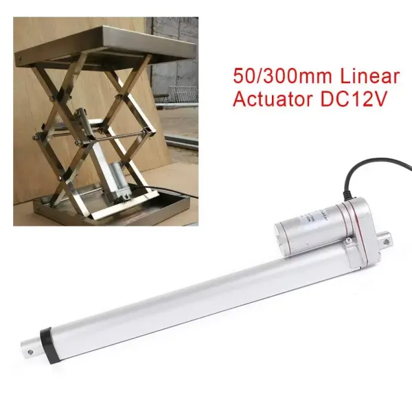DC12V 1500N 300mm lineární pohon Nastavení lineárního motoru Pohon otvírač brány Motor lineárního pohonu pro elektrické lůžko, masážní křeslo, elektrický invalidní vozík, elektrická pohovka