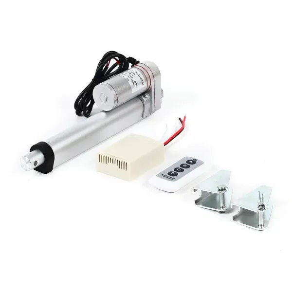 900N DC12V lineární pohon Lineární pohon lineárního pohonu 330Lbs/150kg Elektromotor s dálkovým ovládáním 10mm/s Vodotěsný Heavy Duty