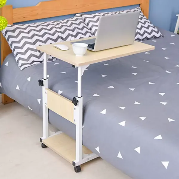 Nastavitelný stolek na notebook - přenosný stůl - výškově nastavitelný noční stolek