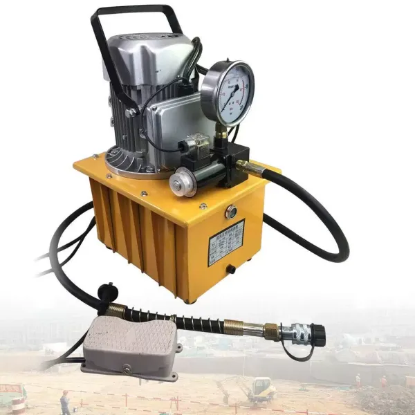 Poháněné hydraulické čerpadlo 700 bar 7 l s pedálovým ventilem 750 W Poháněné hydraulické čerpadlo 700 bar 7 l s pedálovým ventilem 750 W