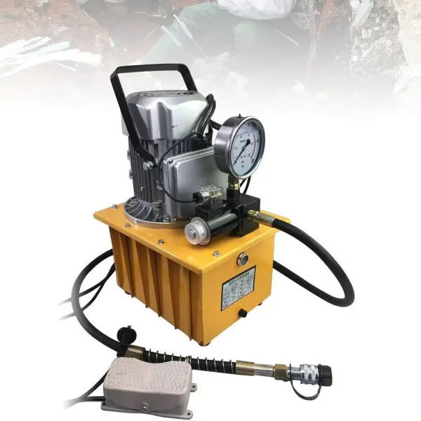Poháněné hydraulické čerpadlo 700 bar 7 l s pedálovým ventilem 750 W