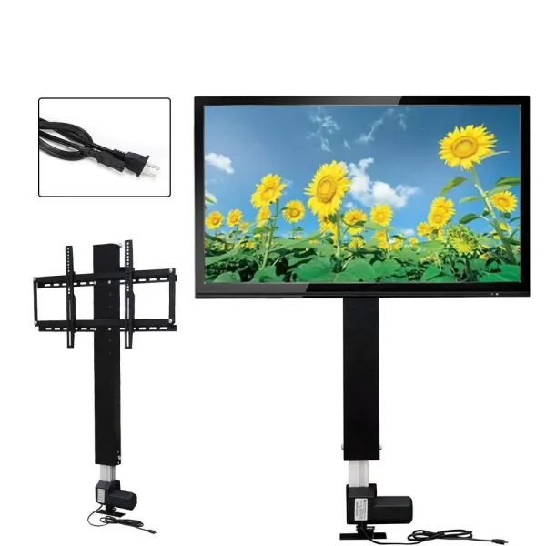 Elektrický zvedací držák na stěnu – Nastavitelná výška – pro plazmové obrazovky s dálkovým ovládáním – Vhodné pro obrazovky 26"-57"