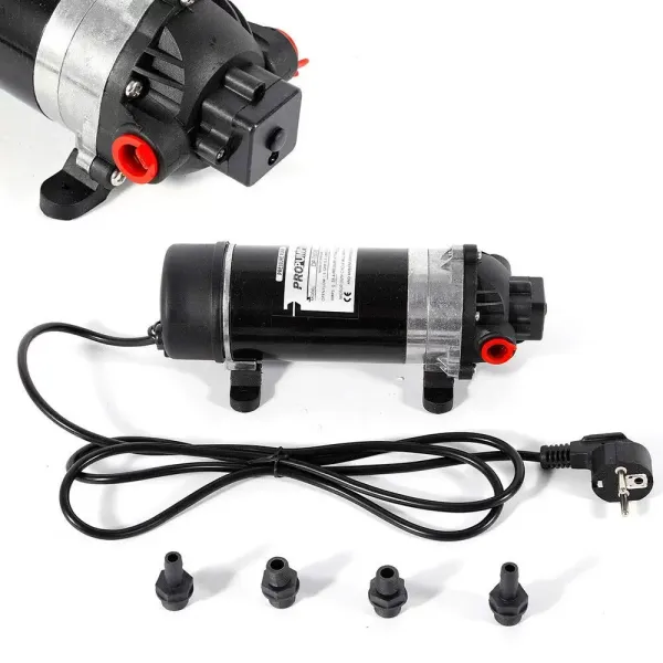 Samonasávací vodní čerpadlo, 220 V 5,5 l/min 3komorové tlakové čerpadlo 90 PSI Max pro čištění vody, filtrační stroj, DP-160M