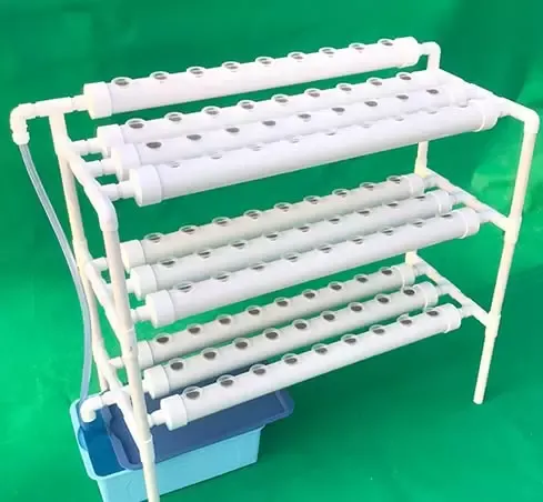 Hydroponická sada pro pěstování zeleniny PVC hydroponická trubka – sada pro hydroponické pěstování 90 míst 10 trubek Hydroponická sada pro pěstování zeleniny PVC hydroponická trubka – sada pro hydroponické pěstování 90 míst 10 trubek