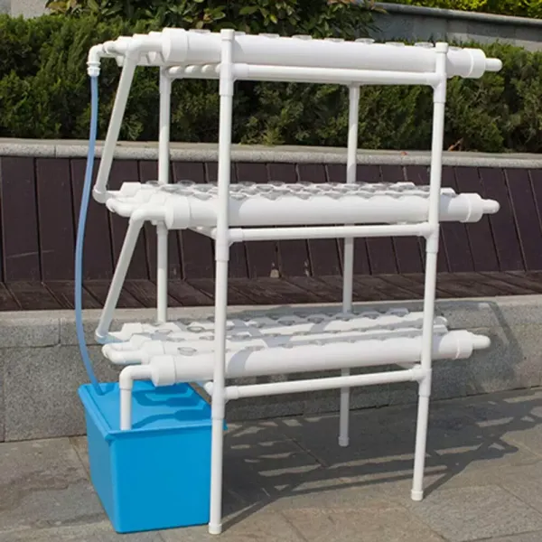 Sada pro hydroponické pěstování PVC - Systém hydroponického pěstování - Sada pro hydroponické pěstování - 3 vrstvy - 108 slotů - 12 trubek Sada pro hydroponické pěstování PVC - Systém hydroponického pěstování - Sada pro hydroponické pěstování - 3 vrstvy - 108 slotů - 12 trubek