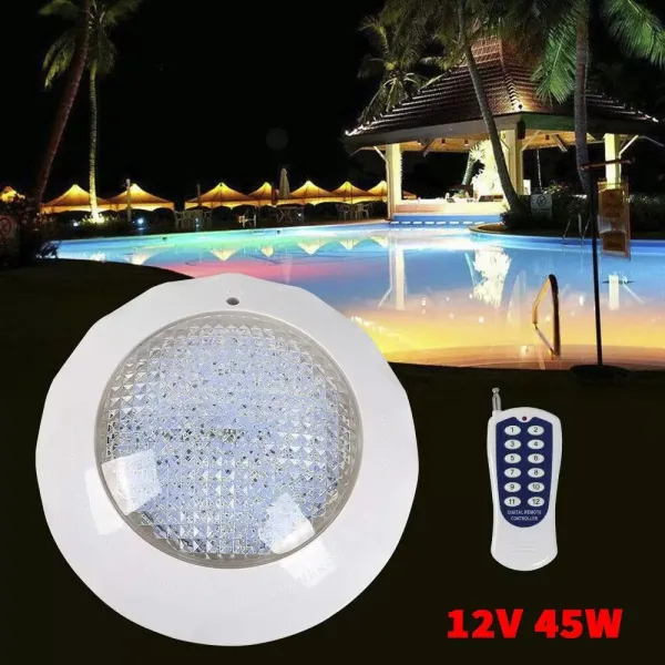45W RGB ponorné LED světlo do bazénu s dálkovým ovládáním Vodotěsné IP68 pro osvětlení jezírka 45W RGB ponorné LED světlo do bazénu s dálkovým ovládáním Vodotěsné IP68 pro osvětlení jezírka