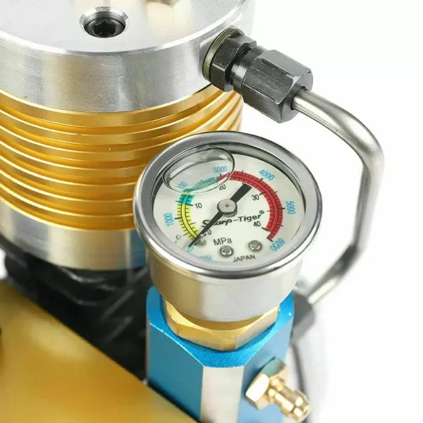 30Mpa 300Bar 4500Psi vysokotlaké vzduchové kompresorové čerpadlo 220V elektrické čerpadlo pro 0-6,8L pro požární ochranu Barva detekce úniku bomby Tlakový test Automobilový test vzduchotěsnosti
