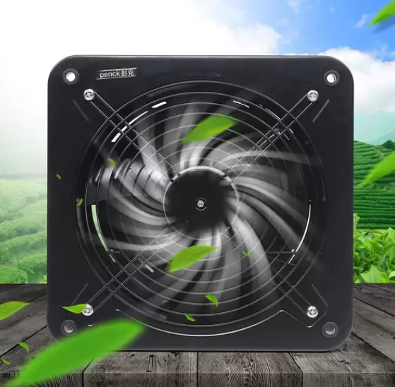 CNCEST-Nástěnný ventilátor do koupelny - 300 mm - S výtlačnou deskou