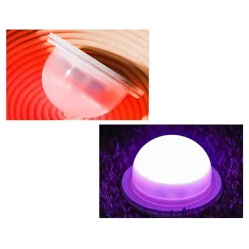 16 RGB LED světelná kostka měnící barvu nočního světla zahradní dekorace
