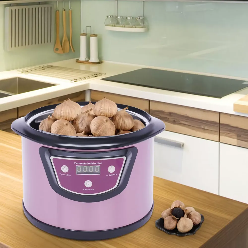 Napětí neodpovídá evropským předpisům Automatický fermentor na černý česnek - 6L - Stroj na kvašení černého česneku - Fialový - 90W - Domácí černý česnek