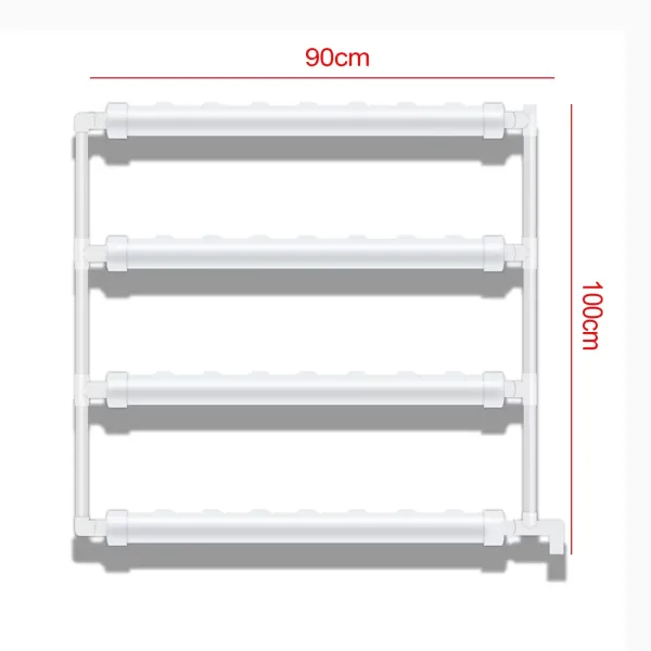Hydroponický systém z PVC - Pro vodní pěstování - S vodní pumpou - Na balkon a zahradu Hydroponický systém z PVC - Pro vodní pěstování - S vodní pumpou - Na balkon a zahradu