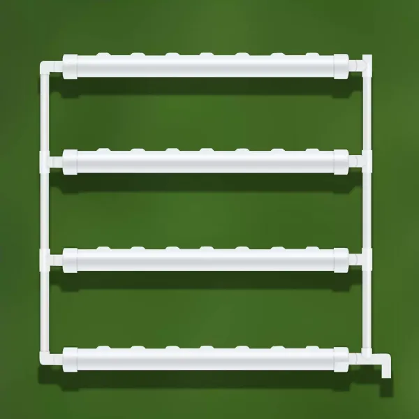 Hydroponický systém z PVC - Pro vodní pěstování - S vodní pumpou - Na balkon a zahradu Hydroponický systém z PVC - Pro vodní pěstování - S vodní pumpou - Na balkon a zahradu