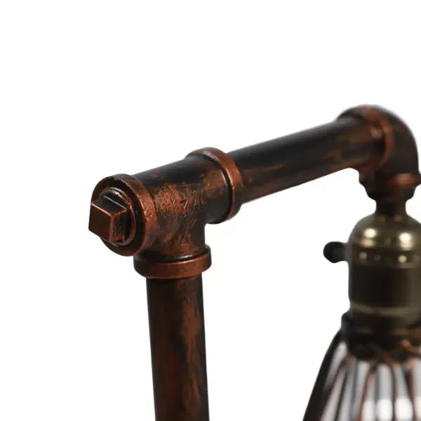 Parní průmyslová stolní lampa Kovová stolní lampa v punkovém stylu pro kancelářskou ložnici Parní průmyslová stolní lampa Kovová stolní lampa v punkovém stylu pro kancelářskou ložnici