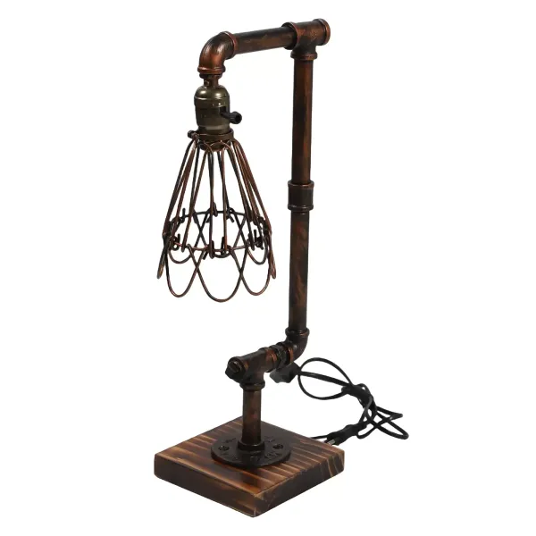 Parní průmyslová stolní lampa Kovová stolní lampa v punkovém stylu pro kancelářskou ložnici Parní průmyslová stolní lampa Kovová stolní lampa v punkovém stylu pro kancelářskou ložnici