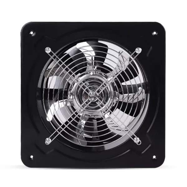 200mm průmyslový axiální ventilátor do okenní stěny, odtahový ventilátor, odtahový ventilátor