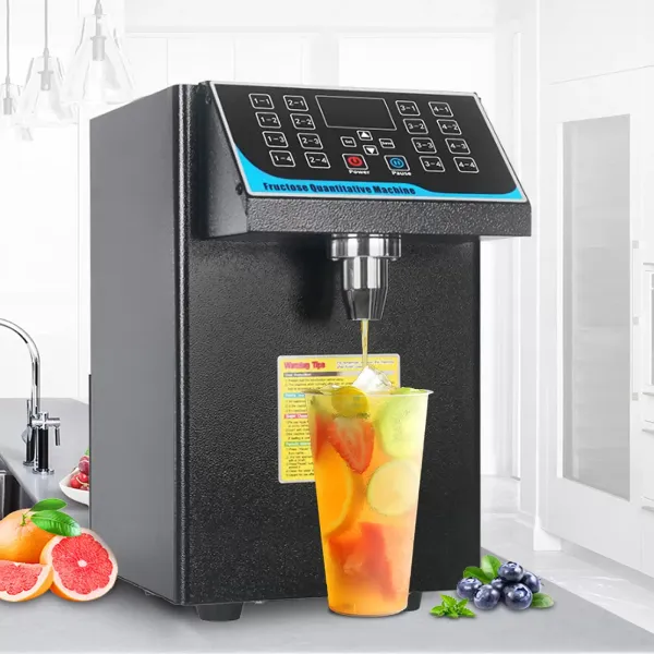 Automatický dávkovač ovocného cukru na bublinkový čaj Zařízení z nerezové oceli 16 skupin 220V 7,5L 450W Automatický dávkovač ovocného cukru na bublinkový čaj Zařízení z nerezové oceli 16 skupin 220V 7,5L 450W